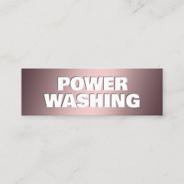 Minitarjeta De Visita Lavado de presión