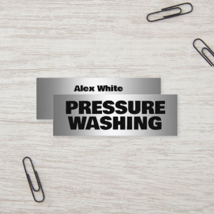 Minitarjeta De Visita Lavado de presión