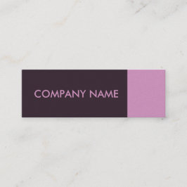 Minitarjeta De Visita Lavender Purple Modern