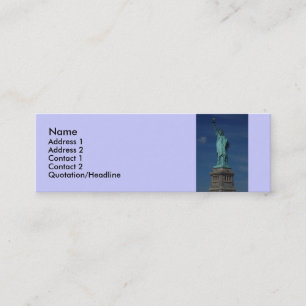 Minitarjeta De Visita Libertad Iluminando al Mundo - Estatua de la Liber