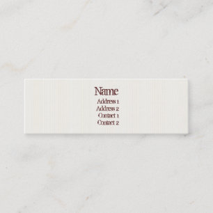 Minitarjeta De Visita Líneas