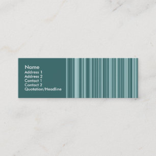 Minitarjeta De Visita Líneas verdes