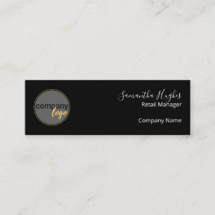 MINITARJETA DE VISITA LOGOTIPO DE NEGOCIOS BLANCO MINIMALISTA PROFESIONA