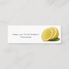 Minitarjeta De Visita Logotipo del limón