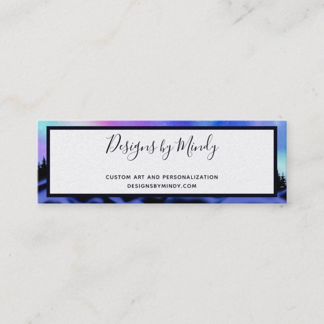 Minitarjeta De Visita Luces de ensueño (Anverso)