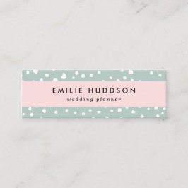 Minitarjeta De Visita Lugares verdes de Dalmacia, puntos dálmatas, punta