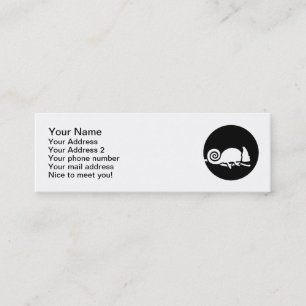 Minitarjeta De Visita Luna del camaleón