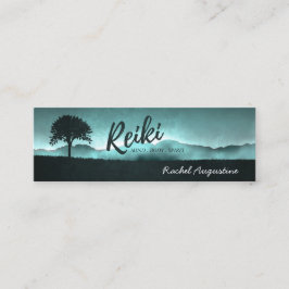 Minitarjeta De Visita Maestro de Reiki Natural e instructor de mediación