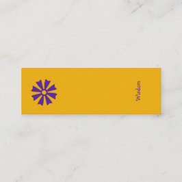 Minitarjeta De Visita Marcador de Adinkra (sabiduría) africano