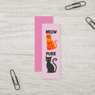 MINITARJETA DE VISITA MARCADOR MINI DE BOOKMARKER MARCADOR GINGER GINGER