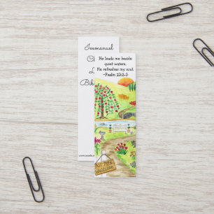 Minitarjeta De Visita Marcadores del Jardín de Dios