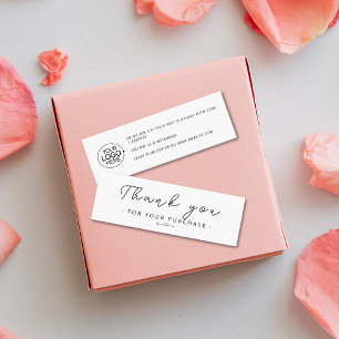 Minitarjeta De Visita Marcas de logotipo Minimalista moderno Gracias Ins