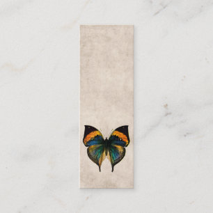 Minitarjeta De Visita Mariposas del ilustracion 1800's de la mariposa