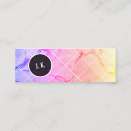 Minitarjeta De Visita Marmoleado