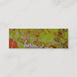 Minitarjeta De Visita "Más allá de duda "