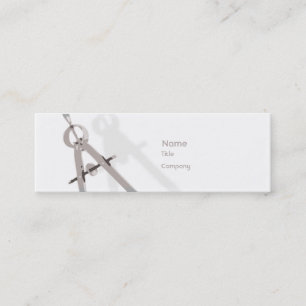 Minitarjeta De Visita Matemáticas - flaca