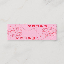 Minitarjeta De Visita MATERIAS DESGRACIADAS - Marcador ❤️ 🔥