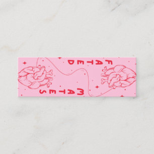 Minitarjeta De Visita MATERIAS DESGRACIADAS - Marcador ❤️ ‍ 🔥