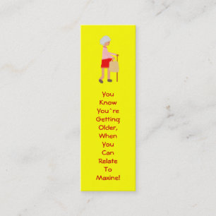 Minitarjeta De Visita Maxine Like Bookmark