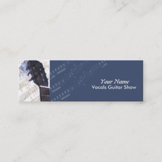 Minitarjeta De Visita Me encanta la música - Business, Profile Card