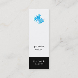 Minitarjeta De Visita Mecanografíe el ilustracion de la patente de la