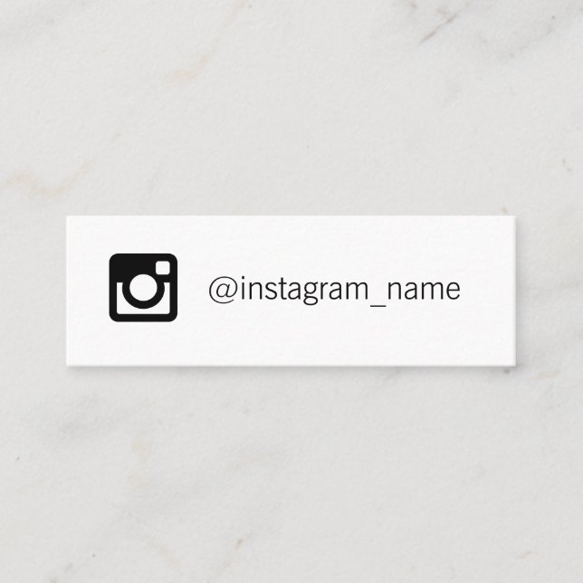 Minitarjeta De Visita Medios sociales (Anverso)