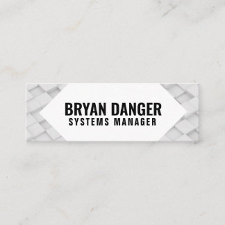 Minitarjeta De Visita Medios sociales personalizados de "Box World"