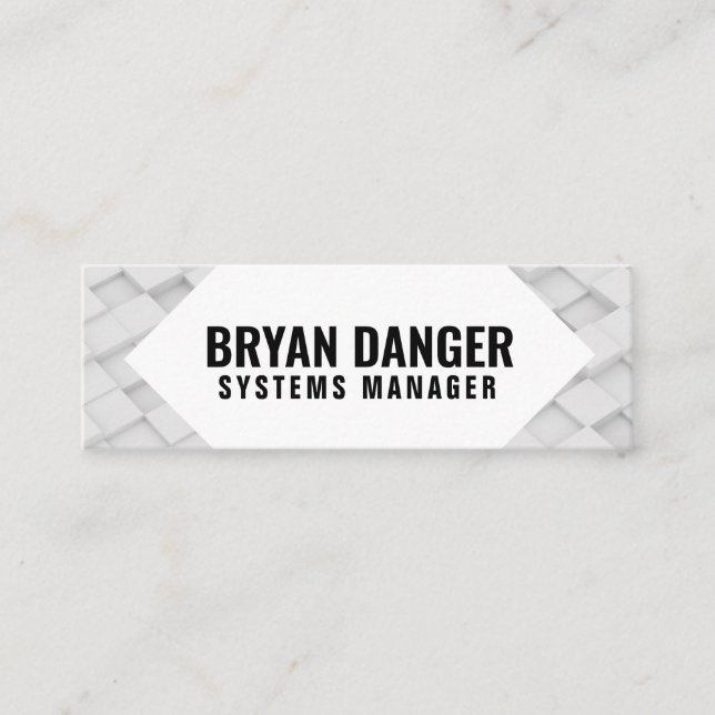 Minitarjeta De Visita Medios sociales personalizados de "Box World" (Anverso)