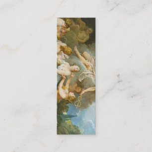 Minitarjeta De Visita Mercurio confiando el bebé Baccus a las ninfas