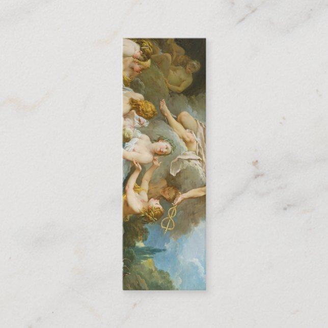 Minitarjeta De Visita Mercurio confiando el bebé Baccus a las ninfas (Anverso)