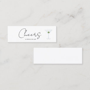 Minitarjeta De Visita Mini Card de recepción de boletos para bodas para