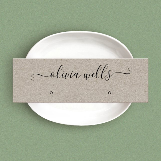 Minitarjeta De Visita Mini pantalla de riego de zancos de Kraft Signatur (Subido por el creador)