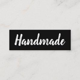 Minitarjeta De Visita minimalista, moderno, sencillo, en blanco y negro