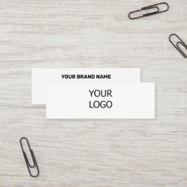 MINITARJETA DE VISITA MÍNIMO SENCILLO AGREGAR EL TEXTO DE SU PERSONALIZA