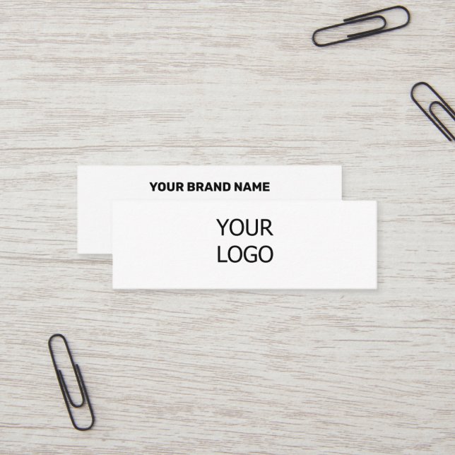 MINITARJETA DE VISITA MÍNIMO SENCILLO AGREGAR EL TEXTO DE SU PERSONALIZA (Anverso/Reverso In Situ)