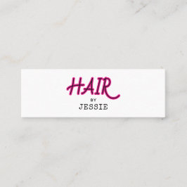 Minitarjeta De Visita Minitarjeta estilo hilista de código QR minimalist