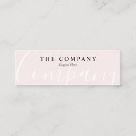 Minitarjeta De Visita Minitarjeta para minitarjetas Pastel Rosa Minimali