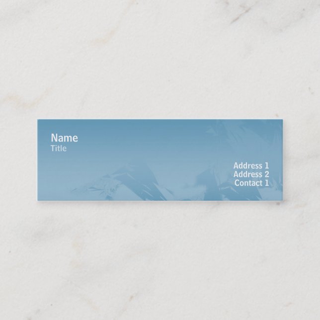 Minitarjeta De Visita Moda 80s - Flaco (Anverso)