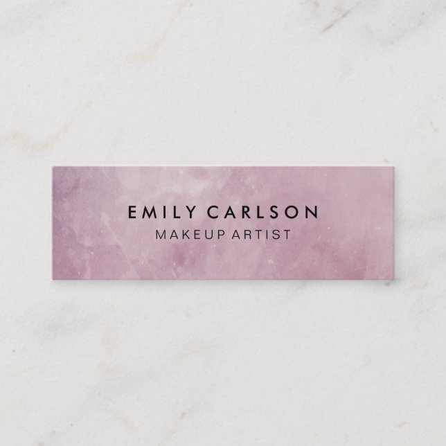 Minitarjeta De Visita Moda Grunge (Anverso)