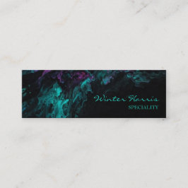 Minitarjeta De Visita Moda profesional negro artístico