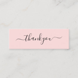 Minitarjeta De Visita Moderna Mínima Empresa Gracias Por Pedir Insertar