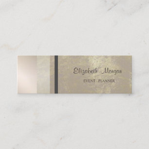 Minitarjeta De Visita Moderna y elegante Geométrica profesional, a rayas