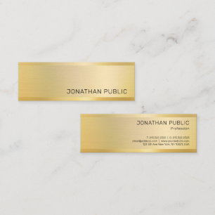 Minitarjeta De Visita Moderna y elegante plantilla de diseño simple de c