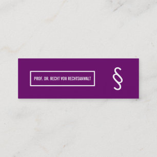 Minitarjeta De Visita moderno