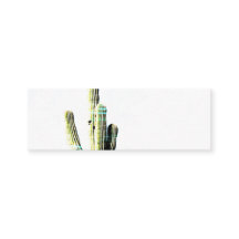 Moderno Cactus Green Blue Abstract Photo Art