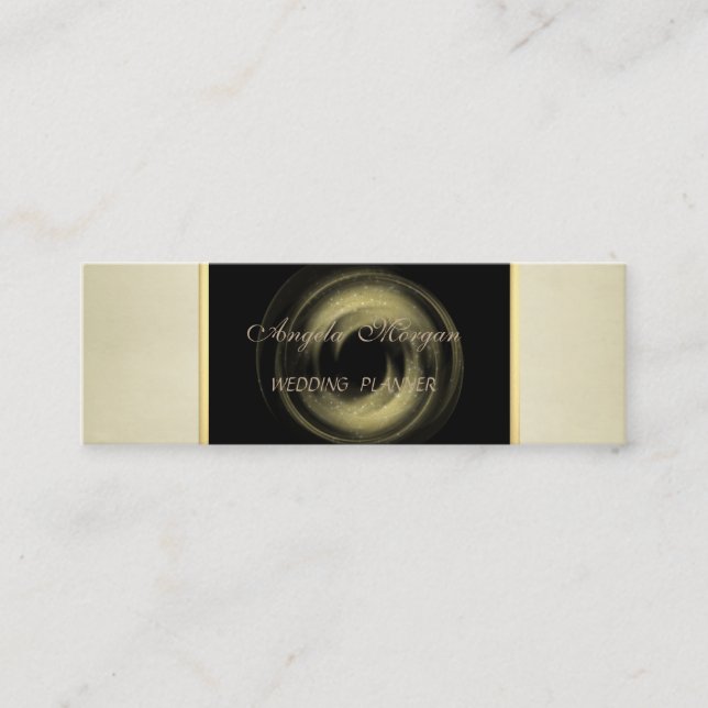 Minitarjeta De Visita Moderno Profesional Elegante (Anverso)