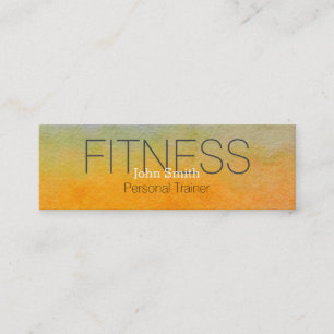 Minitarjeta De Visita Moderno y elegante entrenador personal de fitness