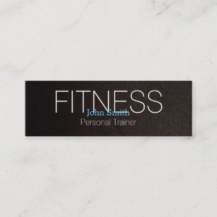 Minitarjeta De Visita Moderno y elegante entrenador personal de fitness