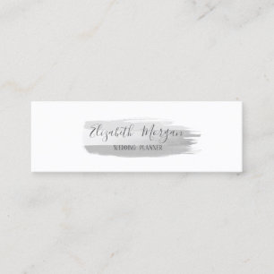 Minitarjeta De Visita Moderno y elegante estilo sencillo, roce de pincel