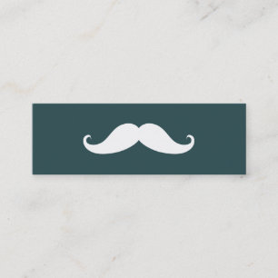 Minitarjeta De Visita Moderno y sencillo Mustache Barber Shop Mini Busin